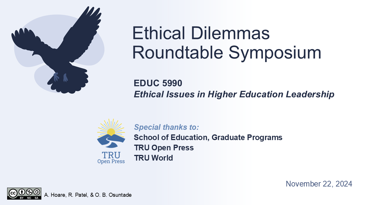 Roundtable Symposium Ethical Educational Leadership